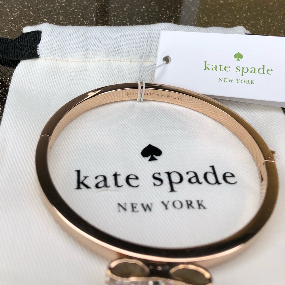 🎁 Kate spade ready set bow rose gold bracelet - Picture 4 of 7